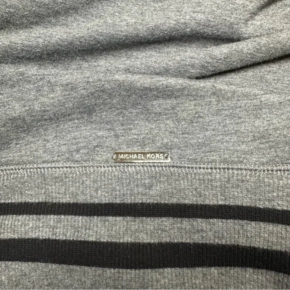 Michael Kors Gray Sweatshirt with Black Trim - Picture 4 of 4